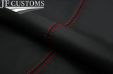 D RED STITCH TOP-GRAIN LEATHER ARMREST COVER  FOR TOYOTA CAMRY 07-11 CUSTOM NEW