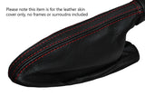 RED STITCHING LEATHER SKIN HANDBRAKE GAITER FITS FORD MUSTANG 2010-2014