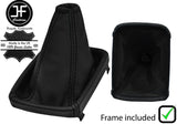 BLACK STITCH LEATHER GEAR GAITER+PLASTIC FRAME FOR RENAULT ESPACE III MK3 97-02