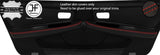 RED STITCH 2X FRONT DOOR ARMREST TRIM LEATHER COVER FOR TOYOTA JZX 100 CHASER