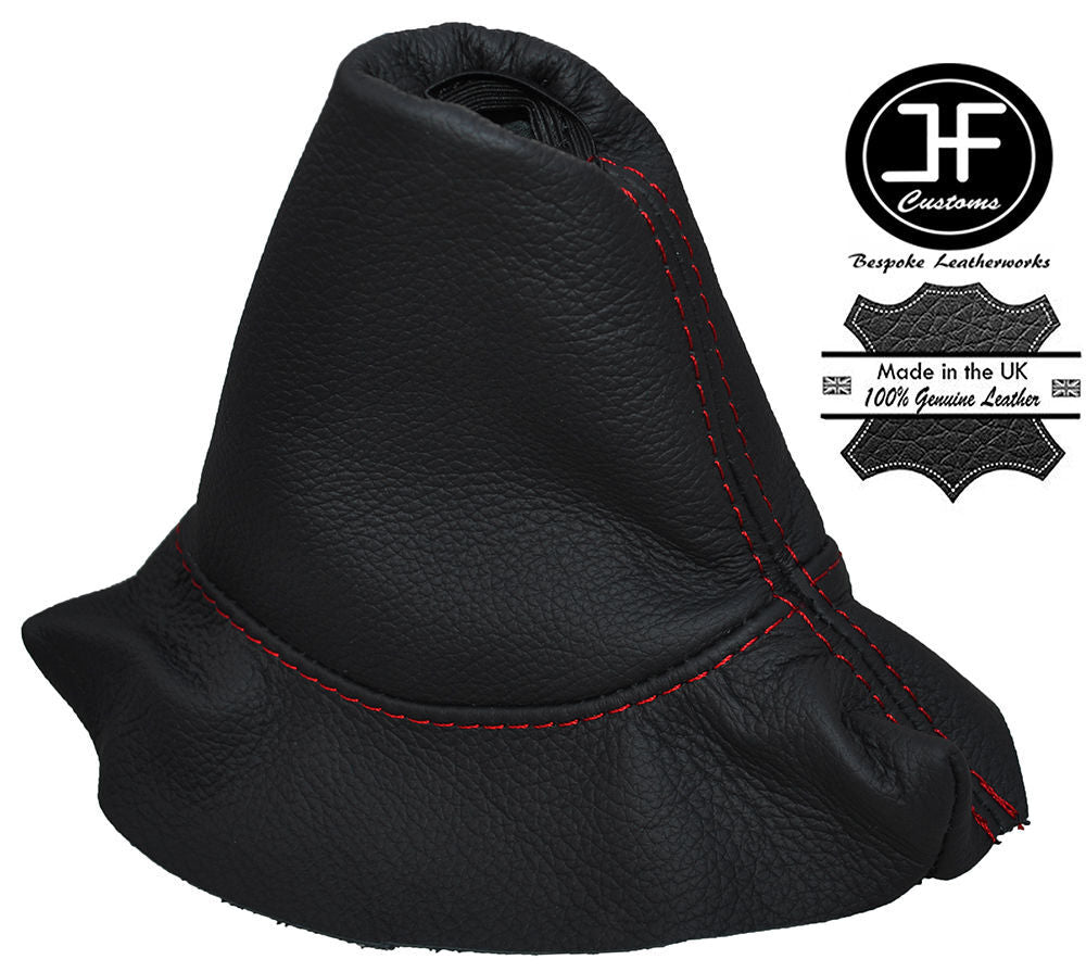RED STITCHING LEATHER HANDBRAKE GAITER FITS PEUGEOT 407 2004-2010 CUSTOM NEW