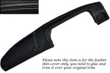 WHITE STITCH DASH DASHBOARD LEATHER COVER FITS VAUXHALL OPEL MANTA CUSTOM NEW