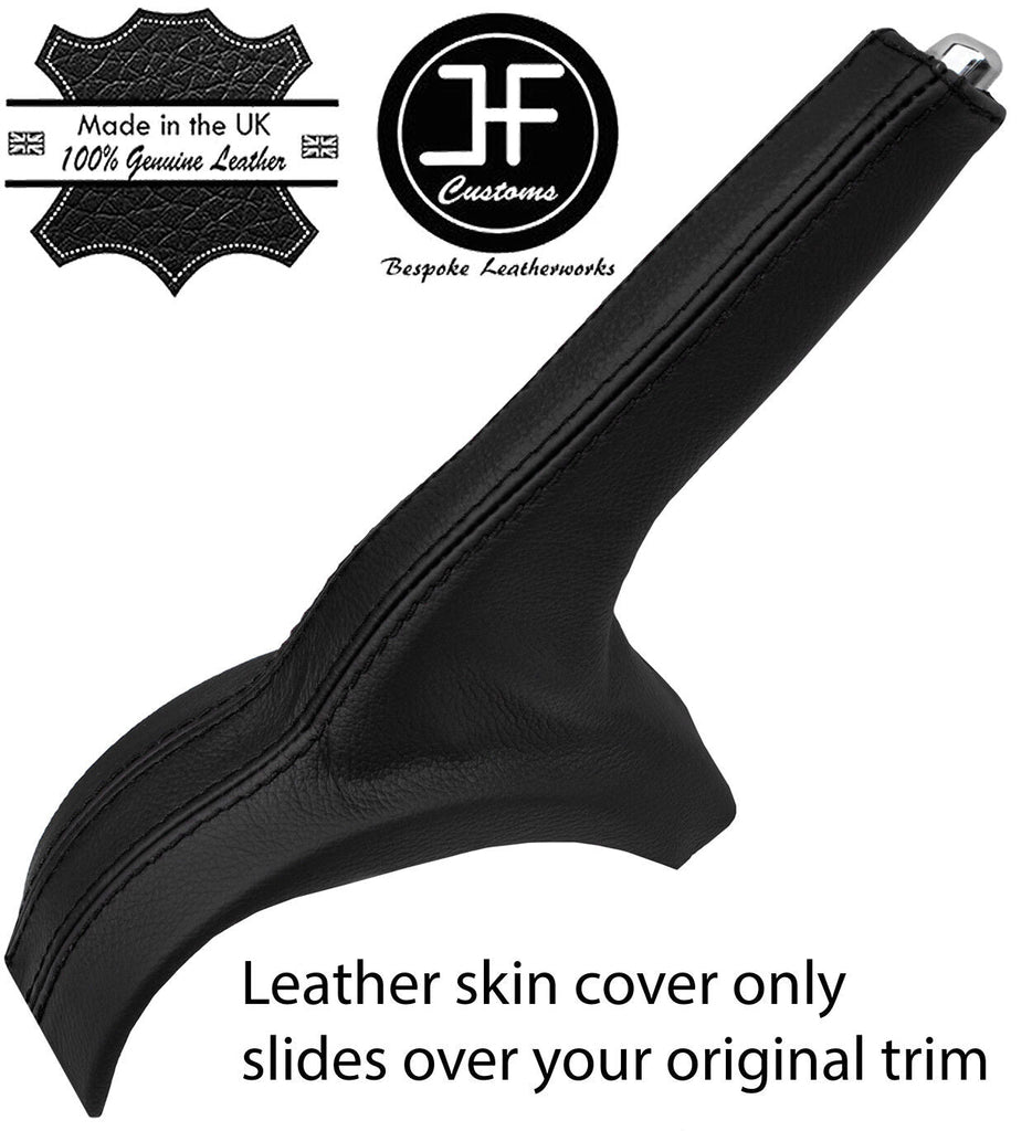 BLACK & BLACK STRIPE REAL LEATHER HANDBRAKE GAITER FOR FORD MONDEO MK3 01-06