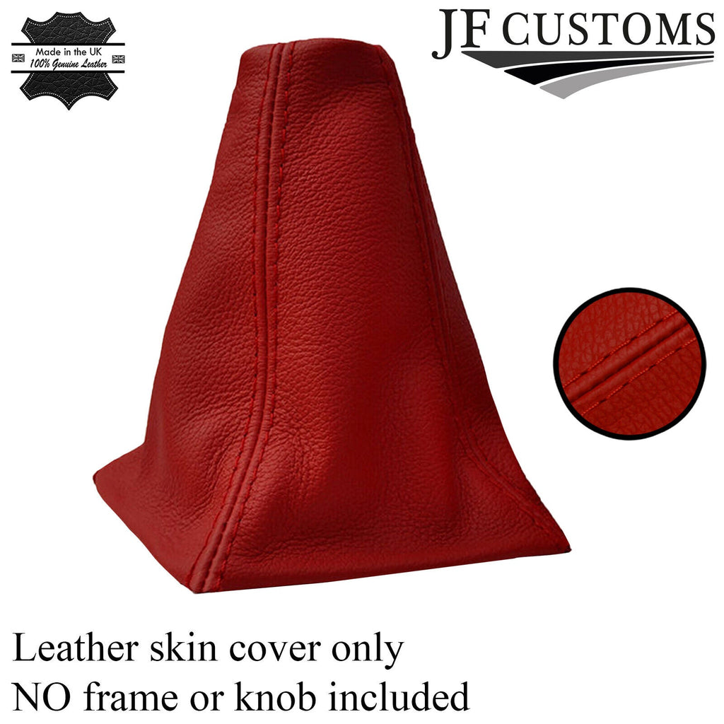 FITS MG MGF 1995-2000 TANIN RED LEATHER GEAR STICK GAITER COVER CUSTOM NEW