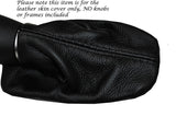 BLACK STITCH LEATHER AUTO AUTOMATIC GEAR GAITER FITS FORD B MAX B-MAX 12-15