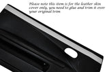 WHITE 2X DOOR CARD TRIM LEATHER SKIN COVERS FITS FIAT COUPE 1993-2000 CUSTOM NEW