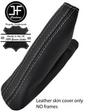 GREY STITCH TOP GRAIN REAL LEATHER HANDBRAKE GAITER FITS MAZDA MX5 MK3 2005-15