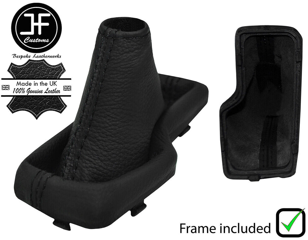 BLACK STITCH LEATHER AUTOMATIC GEAR GAITER+FRAME FOR HYUNDAI IONIQ 2016-2020