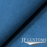 L BLUE SUEDE COVERED MANUAL SHIFT SURROUND TRIM + FRAME FOR FORD MUSTANG 87-93