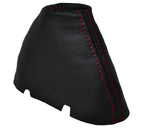 RED STITCH FITS MERCEDES C CLASS AUTO W203 2000-2007 LEATHER GEAR GAITER BOOT