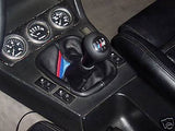 FITS BMW E30 E36 E34 E46 Z3 TRI STRIPES GEAR GAITER-GENUINE LEATHER CUSTOM NEW