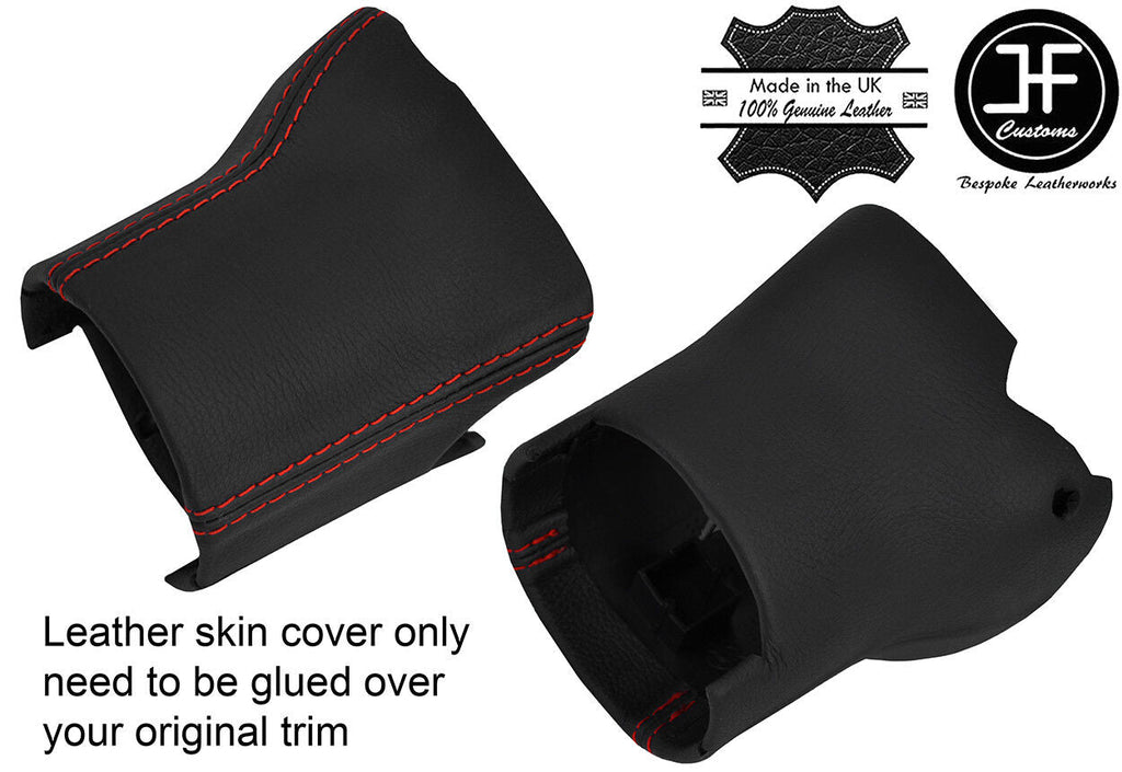 RED STITCH STEERING SHROUD COLUMN LEATHER COVER FITS DODGE VIPER 1992-2002