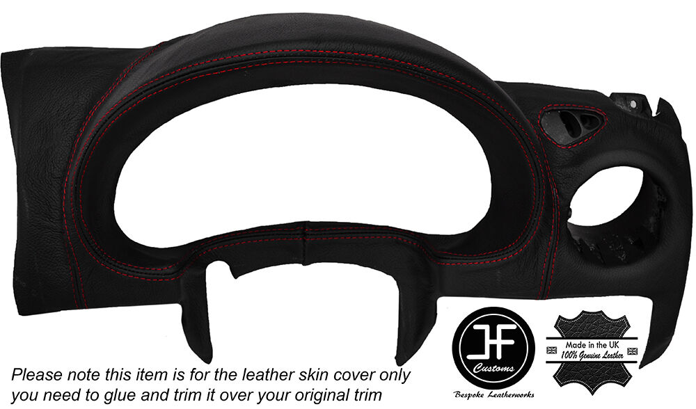 RED STITCH SPEEDO DASH INSTRUMENT TRIM SKIN COVER FITS JEEP CHEROKEE KJ 01-06