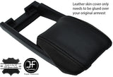 BLACK & BLACK REAL TOP GRAIN LEATHER ASSY ARMREST LID COVER FITS LEXUS NX 14-17