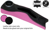 BLACK PINK CENTRE CONSOLE TRIM LEATHER COVER FITS BMW MINI R50 R52 R53 04-06