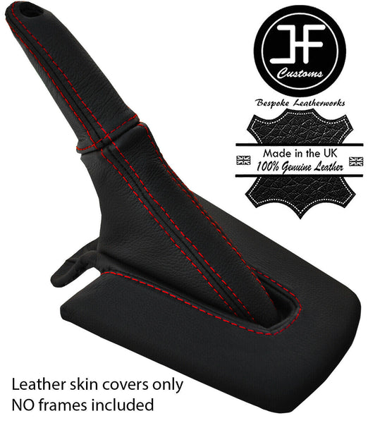 RED STITCH REAL LEATHER HANDBRAKE GAITER +HANDLE FOR BMW Z4 E85 E86 20 ...