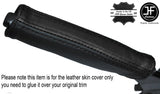 BLACK & BLACK LEATHER EMERGENCY E BRAKE HANDLE COVER FITS CAMARO FIREBIRD 93-02