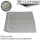 YELLOW STITCH L GREY SUEDE NON SUNROOF HEADLINER COVER FOR ROVER 25 MG ZR 99-05