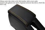 YELLOW STITCH FITS NISSAN PULSAR GTIR GTI R RNN14 LEATHER ARMREST SKIN COVER