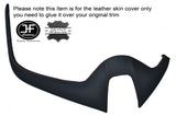 RED STICH DASH INSTRUMENT PANEL HOOD TRIM LEATHER COVER FOR CORVETTE C7 14-17