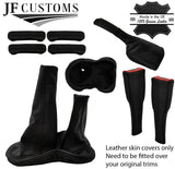 BROWN STITCH LEATHER COVERS FOR DEFENDER 90 83-06 INTERIOR RECOVERY STARTER KIT