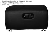 BLACK STITCHING GLOVE BOX LID LEATHER SKIN COVER FITS HONDA NSX 1991-2005