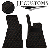 BEIGE DIAMOND STITCH VINYL 2XTAILORED FLOOR CARPETS FOR SMART ROADSTER 03-07 JF1