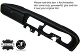 YELLOW STITCH DASH DASHBOARD LEATHER SKIN COVER FITS RELIANT SCIMITAR GTE SE5A