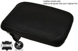 BLACK  STITCHING ARMREST LID LEATHER COVER FITS MERCEDES A CLASS W176 2012-2015