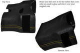 YELLOW STITCH STEERING SHROUD LEATHER COVER FITS PORSCHE 986 BOXSTER&CARRERA 996