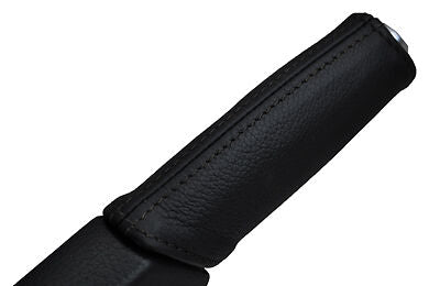 black stitching FITS AUDI A4 B7 2005-2007 LEATHER HANDBRAKE HANDLE COVER ONLY