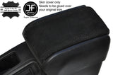 BLACK STITCH ARMREST LID REAL SUEDE COVER FITS GREAT WALL STEED 2006-2017