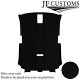 BLACK STITCH SUEDE ROOF HEADLINER COVER FOR AUDI A3 8P 04-12 3 DOOR CUSTOM NEW