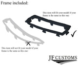 BLACK STITCH LEATHER HANDBRAKE GAITER+FRAME FOR BMW X3 E83 03-10 NON ARMREST