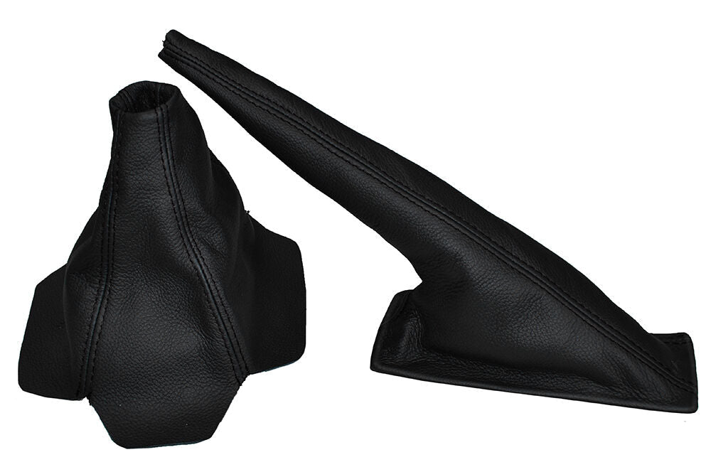 BLACK STITCH GEAR HANDBRAKE FITS AUDI COUPE GT B2 QUATTRO UR 1985-1987 MANUAL