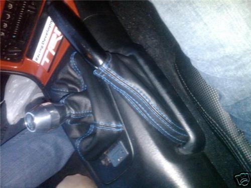 FITS TOYOTA MR2 REAL LEATHER GEAR & HANDBRAKE GAITER 89-00 CUSTOM NEW MADE IN UK