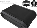 BLACK REAL LEATHER ARMREST LID COVER FITS JEEP WRANGLER 2007-10 CUSTOM NEW