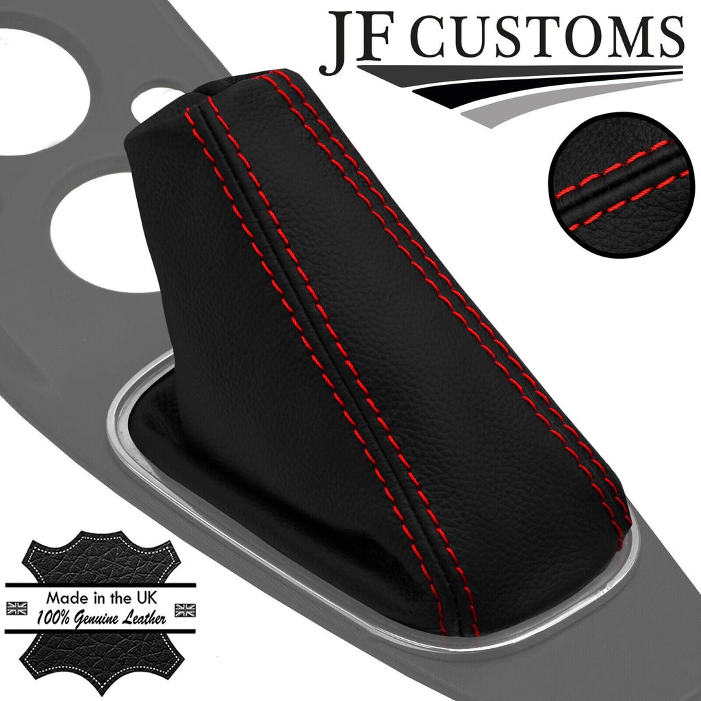 RED STITCH TOP GRAIN LEATHER MANUAL GEAR GAITER FITS LOTUS EVORA S 09-15 JF1