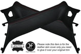RED STITCH 2X A PILLAR SKIN COVERS FITS BMW MINI COOPER CONVERTIBLE R57 07-15