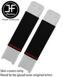 RED STITCH 2X KNEE PAD TRIM LUXE SUEDE COVERS FITS TOYOTA MR2 2000-2007 JF1