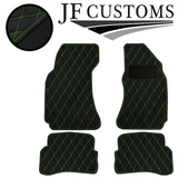 GREEN DIAMOND STITCH VINYL 4XTAILORED FLOOR CARPET FOR VW PASSAT B5 00-05 JF1