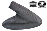 RED STITCH GREY SUEDE HANDBRAKE GAITER BOOT FITS BMW 5 SERIES E39 1995-2003
