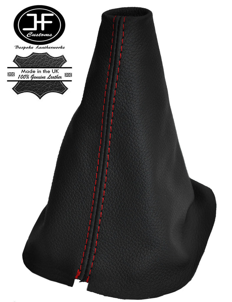 RED STITCHING REAL LEATHER GEAR STICK GAITER FITS RENAULT SCENIC 2009-2015