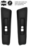 BLACK STITCH 2X B PILLAR LEATHER COVERS FOR PORSCHE CARRERA 996 COUPE 1997-2005
