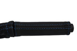 blue stitch FITS  MG MGB GT HANDBRAKE HANDLE  LEATHER COVER ONLY CUSTOM NEW