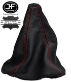 RED STITCH FOR LANDROVER FREELANDER 1997-2003 GEAR STICK GAITER REAL LEATHER