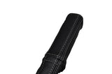 grey stitch FITS TOYOTA LAND CRUISER 80  HANDBRAKE HANDLE LEATHER COVER ONLY