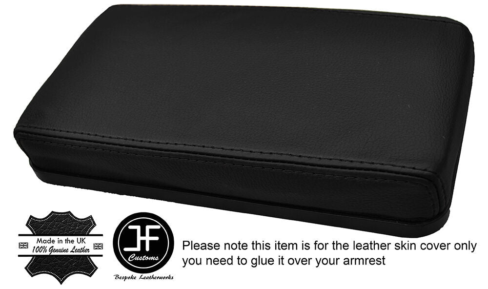 BLACK  STITCHING LEATHER AFTERMARKET ARMREST COVER FITS BMW 3 SERIES E30 82-93