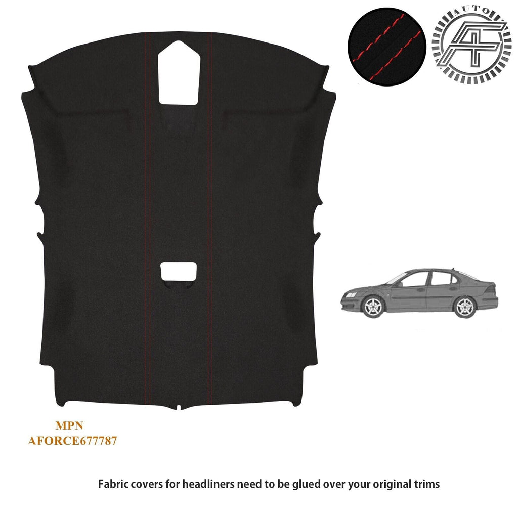 LUXE SUEDE HEADLINER  COVER FITS SAAB 9-3 2002 - 2011 SEDAN