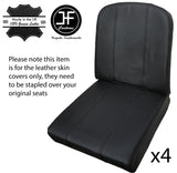 BLACK STITCH 4X REAR SEAT LEATHER COVERS FITS DEFENDER 90 110 83-2006 STYLE 1